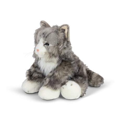 ANIMIGOS WORLD OF NATURE GREY FLUFFY CAT