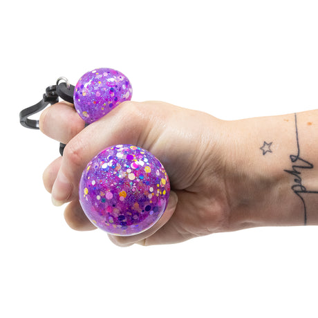 SCRUNCHEMS FUSION SQUISH BALL KEYCHAIN