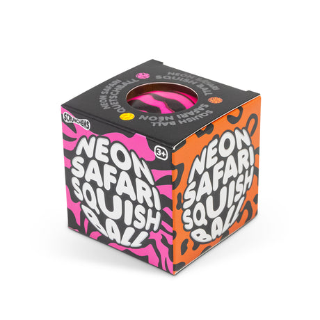 SCRUNCHEMS NEON SAFARI SQUISH BALL