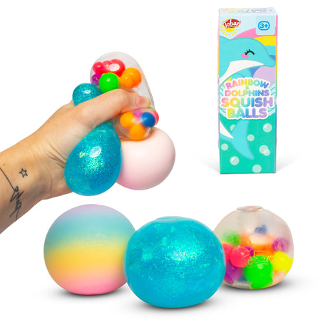 SCRUNCHEMS DOLPHIN 3PK DIDDY SQUISH BALLS