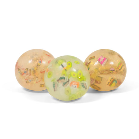 SCRUNCHEMS FAST FOOD DIDDY SQUISH BALLS - 3PK