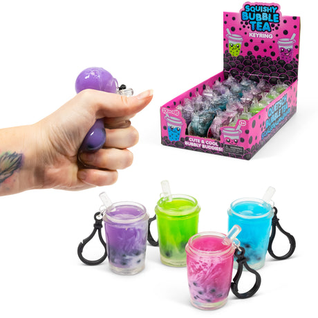 SCRUNCHEMS BUBBLE TEA KEYCHAIN