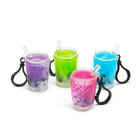 SCRUNCHEMS BUBBLE TEA KEYCHAIN