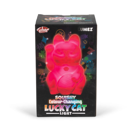 LUMEZ SQUISHY COLOUR CHANGING LUCKY CAT LIGHT