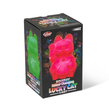 LUMEZ SQUISHY COLOUR CHANGING LUCKY CAT LIGHT