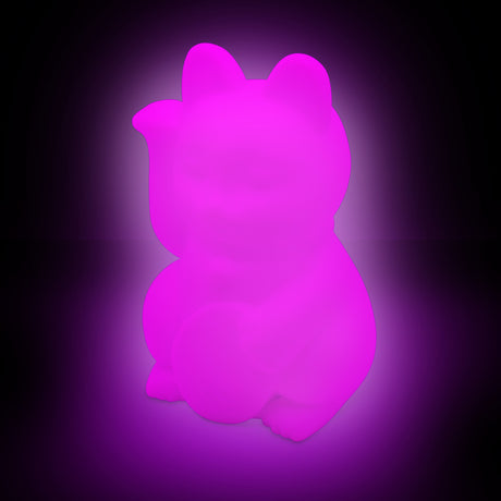 LUMEZ SQUISHY COLOUR CHANGING LUCKY CAT LIGHT