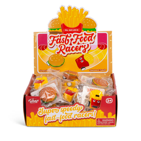 PULL BACK & GO FAST FOOD RACERS