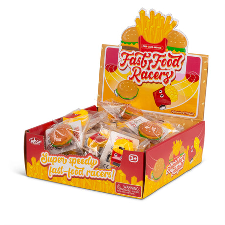 PULL BACK & GO FAST FOOD RACERS