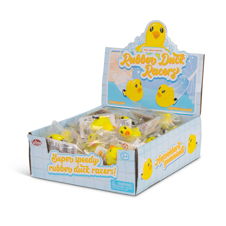 PULL BACK & GO RUBBER DUCK RACERS