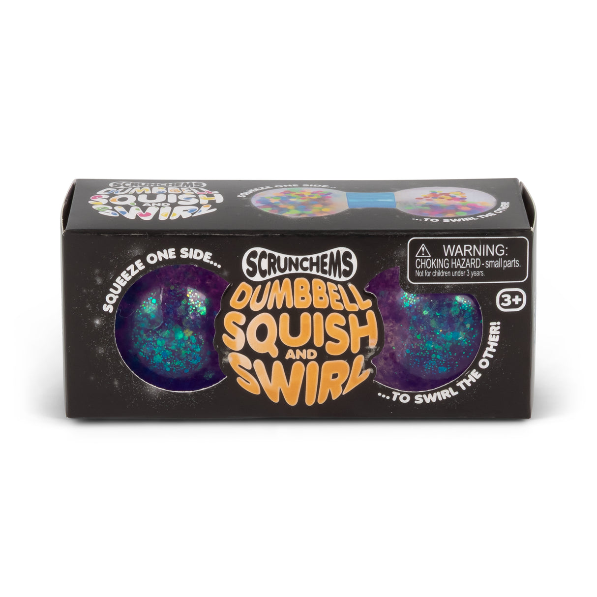 SCRUNCHEMS DUMBELL SQUISH AND SWIRL
