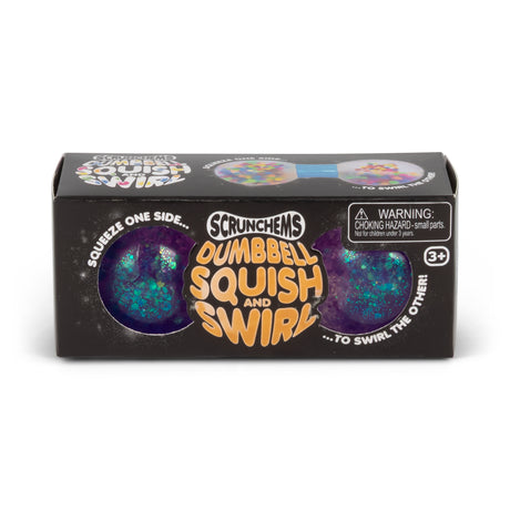 SCRUNCHEMS DUMBELL SQUISH AND SWIRL
