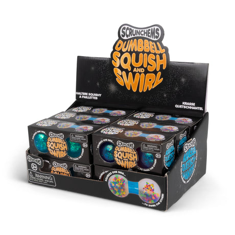 SCRUNCHEMS DUMBELL SQUISH AND SWIRL