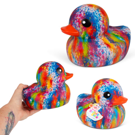 TIE DYE RUBBER DUCK