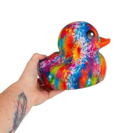 TIE DYE RUBBER DUCK