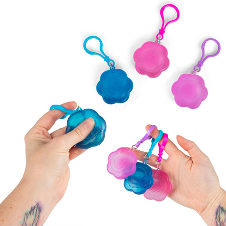 SCRUNCHEMS FLOWER POWER SUGAR KEYCHAIN