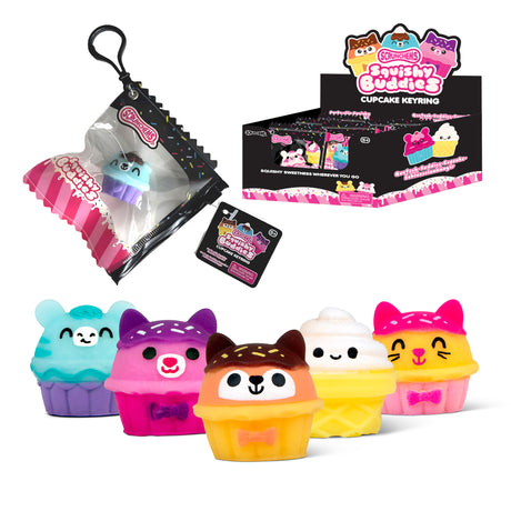 SCRUNCHEMS CUPCAKE KEYRING