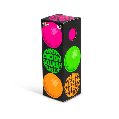 SCRUNCHEMS NEON DIDDY SQUISH BALLS - 3PK