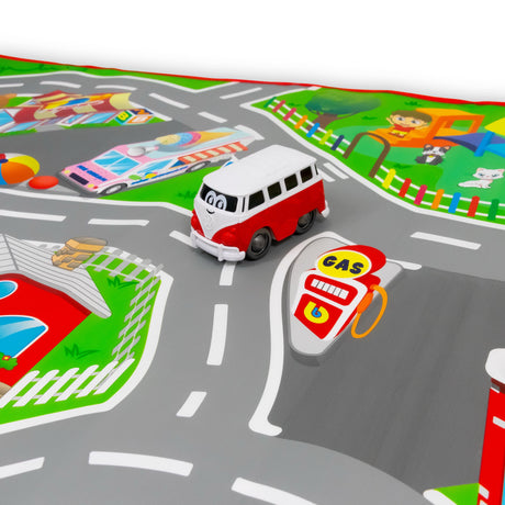 BB JUNIOR VOLKSWAGEN SAMBA VAN JUNIOR CITY PLAYMAT (BOX)