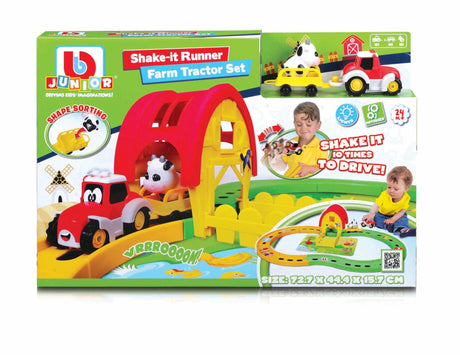 BB JUNIOR FARM TRACTOR SHAKE-IT RUNNER INFINITY TRACK