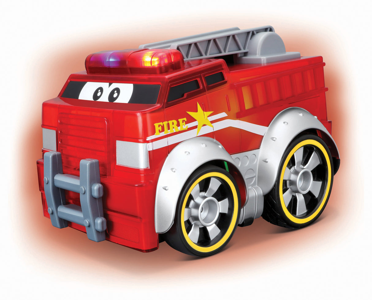 BB JUNIOR PUSH & GLOW FIRE TRUCK