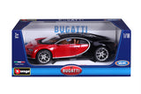 1:18 BUGATTI CHIRON RED