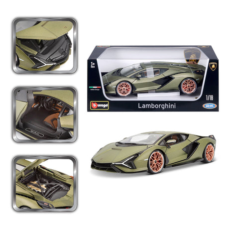 1:18 LAMBORGHINI SIAN METALLIC GREEN