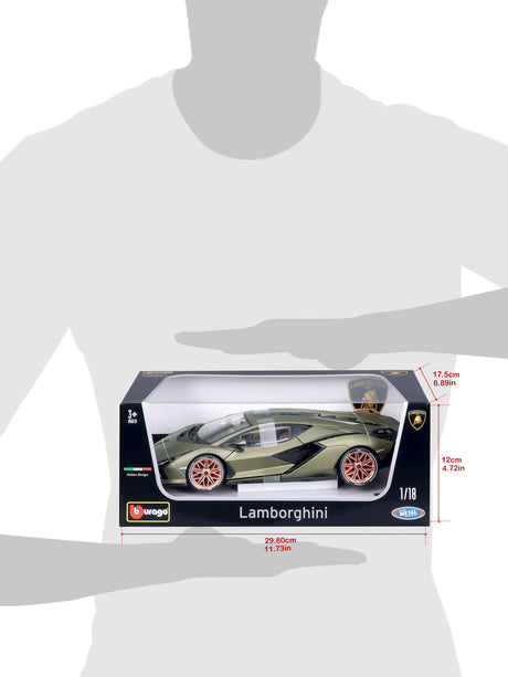 1:18 LAMBORGHINI SIAN METALLIC GREEN