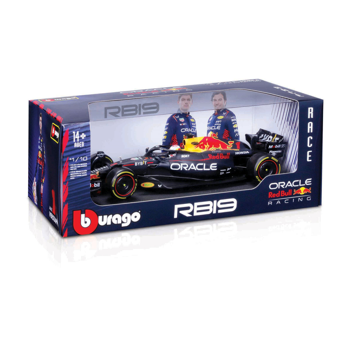 1:18 F1 RED BULL RACING RB19 2023 VERSTAPPEN WITH HELMET