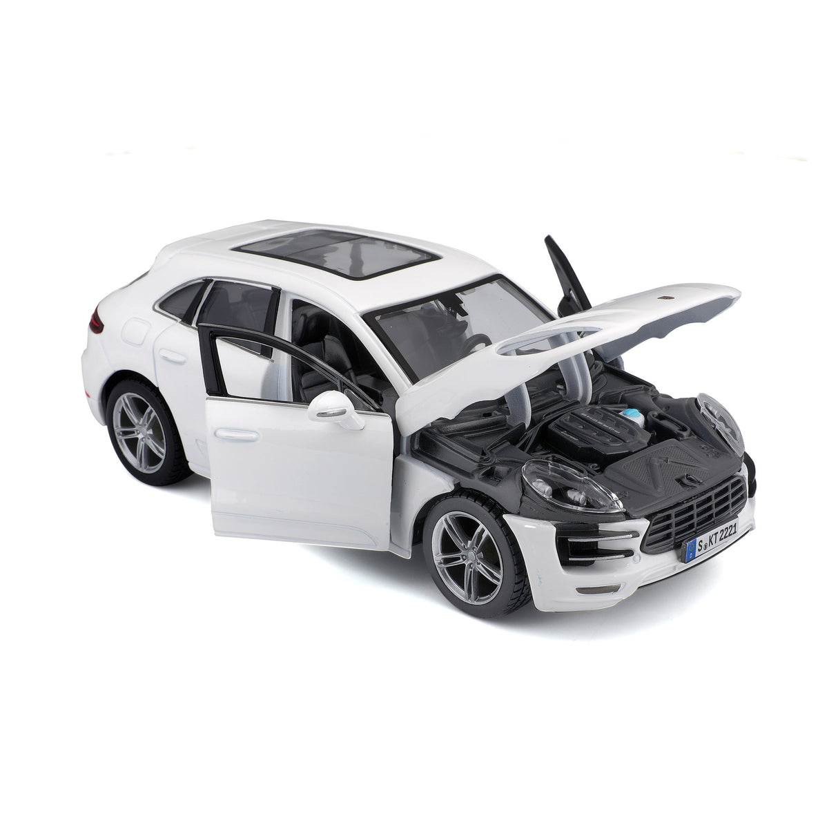 1:24 PORSCHE MACAN WHITE