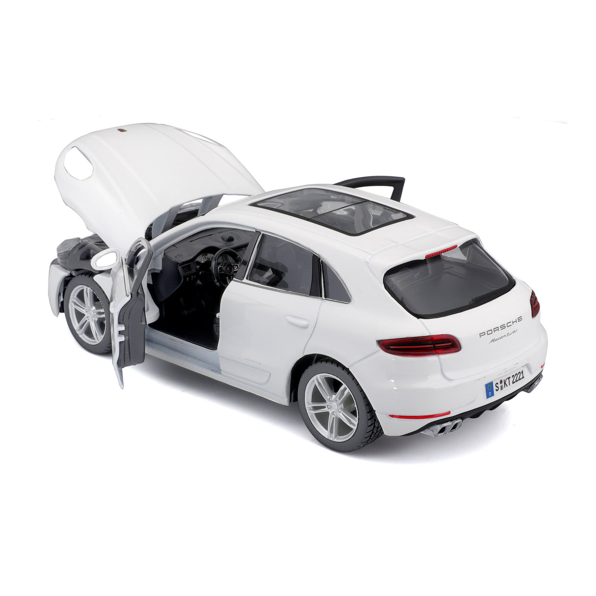 1:24 PORSCHE MACAN WHITE