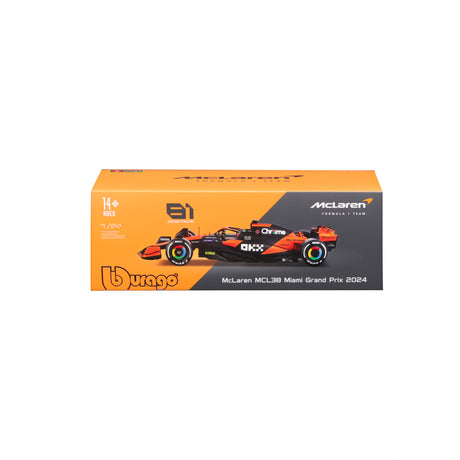 1:24 F1 MCLAREN MCL38 2024 WITH HELMET PIASTRI