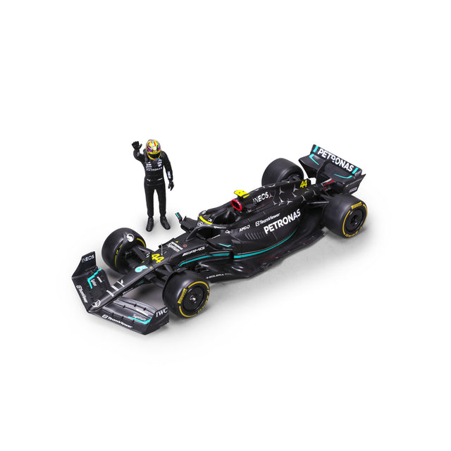 1:24 F1 MB W14 2023 WITH DRIVER FIGURE HAMILTON