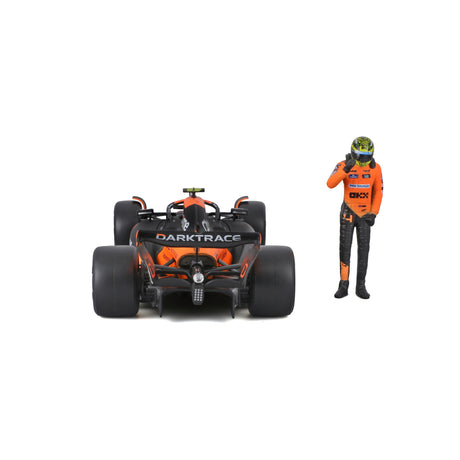 1:24 F1 MCLAREN MCL38 2024 WITH DRIVER FIGURE NORRIS