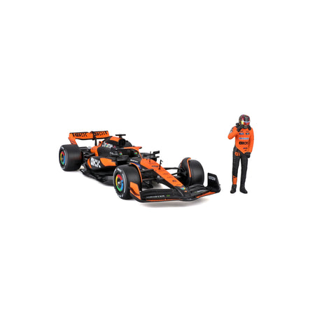 1:24 F1 MCLAREN MCL38 2024 WITH DRIVER FIGURE PIASTRI