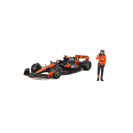 1:24 F1 MCLAREN MCL38 2024 WITH DRIVER FIGURE PIASTRI