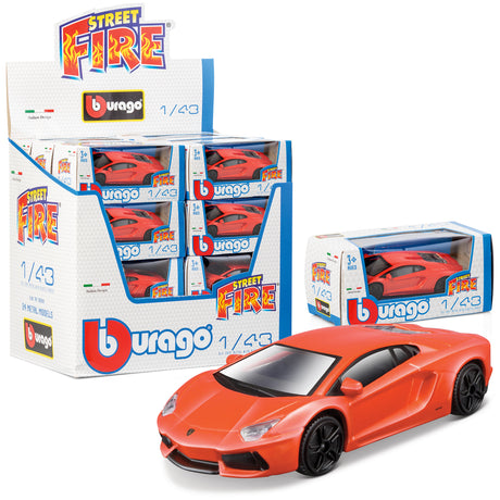 1:43 STREET FIRE LAMBORGHINI ASSORTMENT DISPENSER