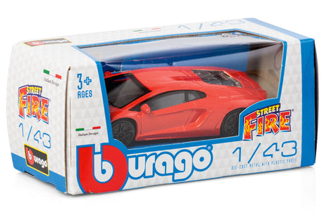 1:43 STREET FIRE LAMBORGHINI ASSORTMENT DISPENSER