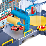 1:43 STREET FIRE CAR WASH PLAYSET GARAGE
