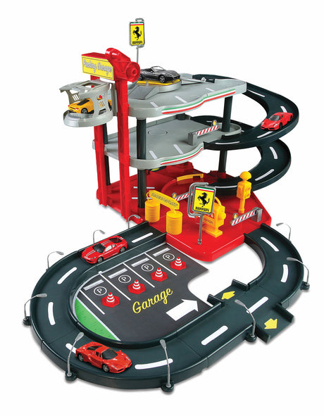1:43 FERRARI PARKING GARAGE, INCL. 2 CARS