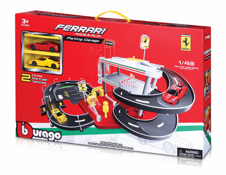 1:43 FERRARI PARKING GARAGE, INCL. 2 CARS