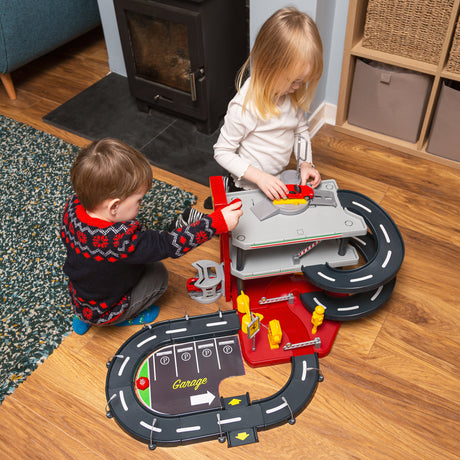 1:43 FERRARI PARKING GARAGE, INCL. 2 CARS