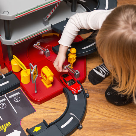 1:43 FERRARI PARKING GARAGE, INCL. 2 CARS