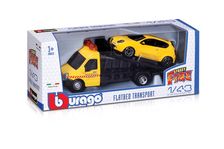 1:43 STREET FIRE FLATBED TRANSPORT ASSORTMENT