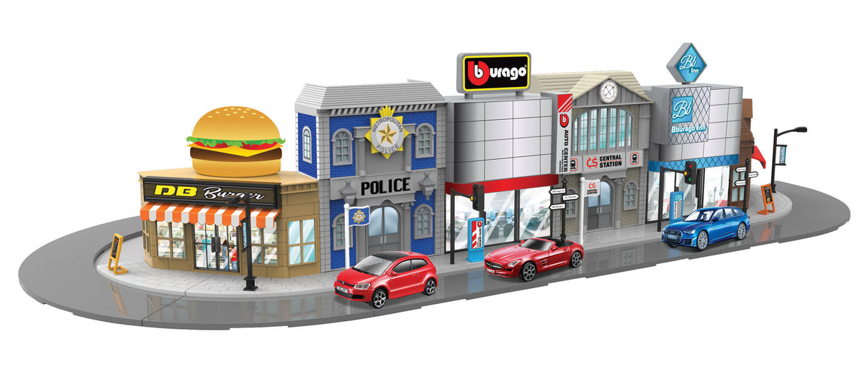 1:43 STREET FIRE BBURAGO CITY DELUXE, incl. 1 car