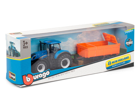 10CM NEW HOLLAND T7.315 TRACTOR WITH TIPPING TRAILER