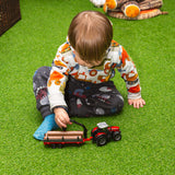 10CM MASSEY FERGUSSON 8740S TRACTOR WITH LOG LOADER AND TRAILER