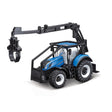 10CM NEW HOLLAND T7.315 TRACTOR WITH FRONT LOADER LOG LOADER AND 3 LOGS