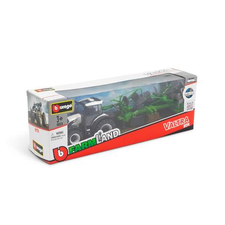 10CM VALTRA M2\Q TRACTOR WITH WHIRL RAKE