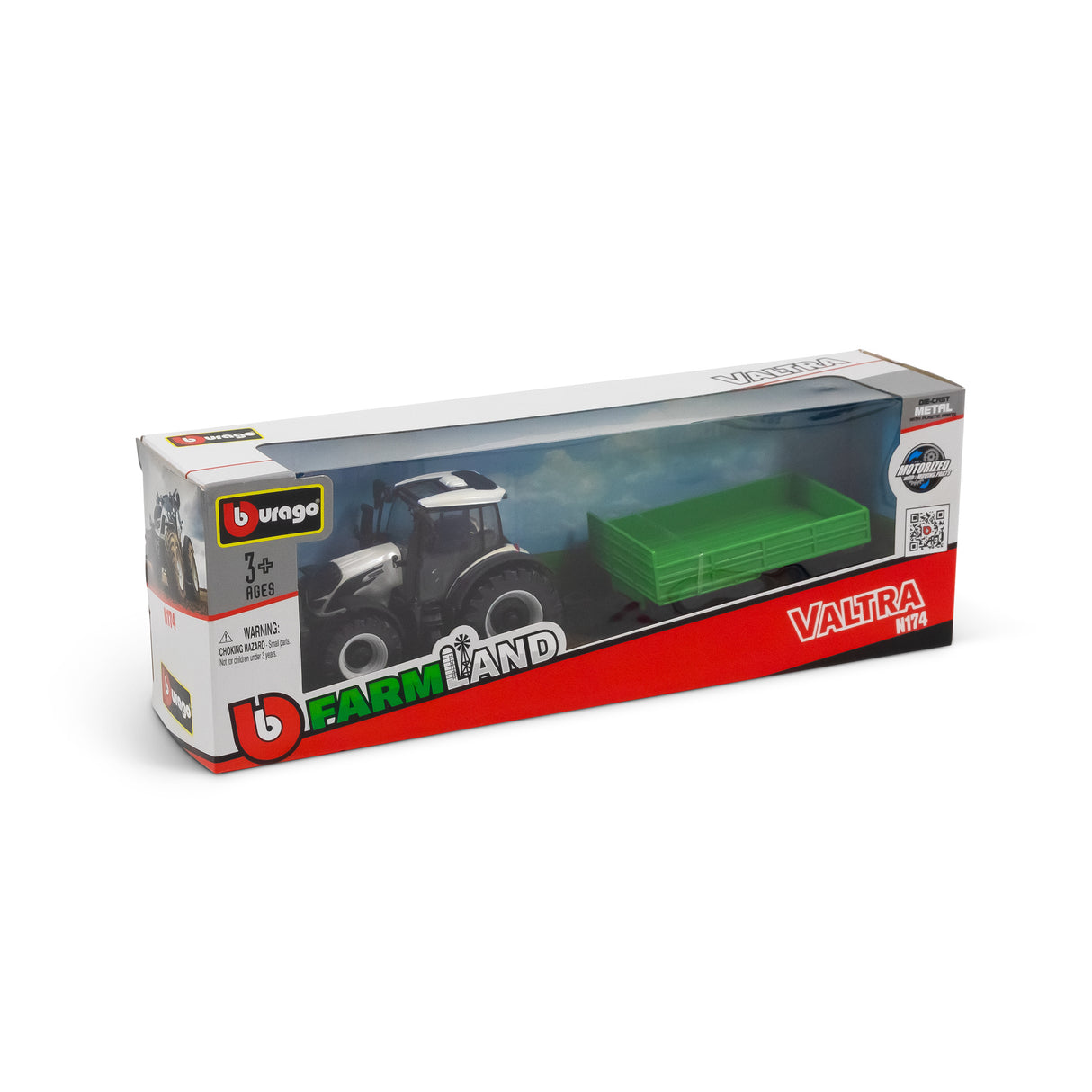 10CM VALTRA M2\Q TRACTOR WITH TIPPING TRAILER