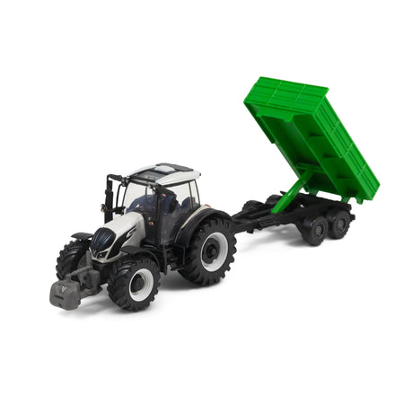 10CM VALTRA M2\Q TRACTOR WITH TIPPING TRAILER